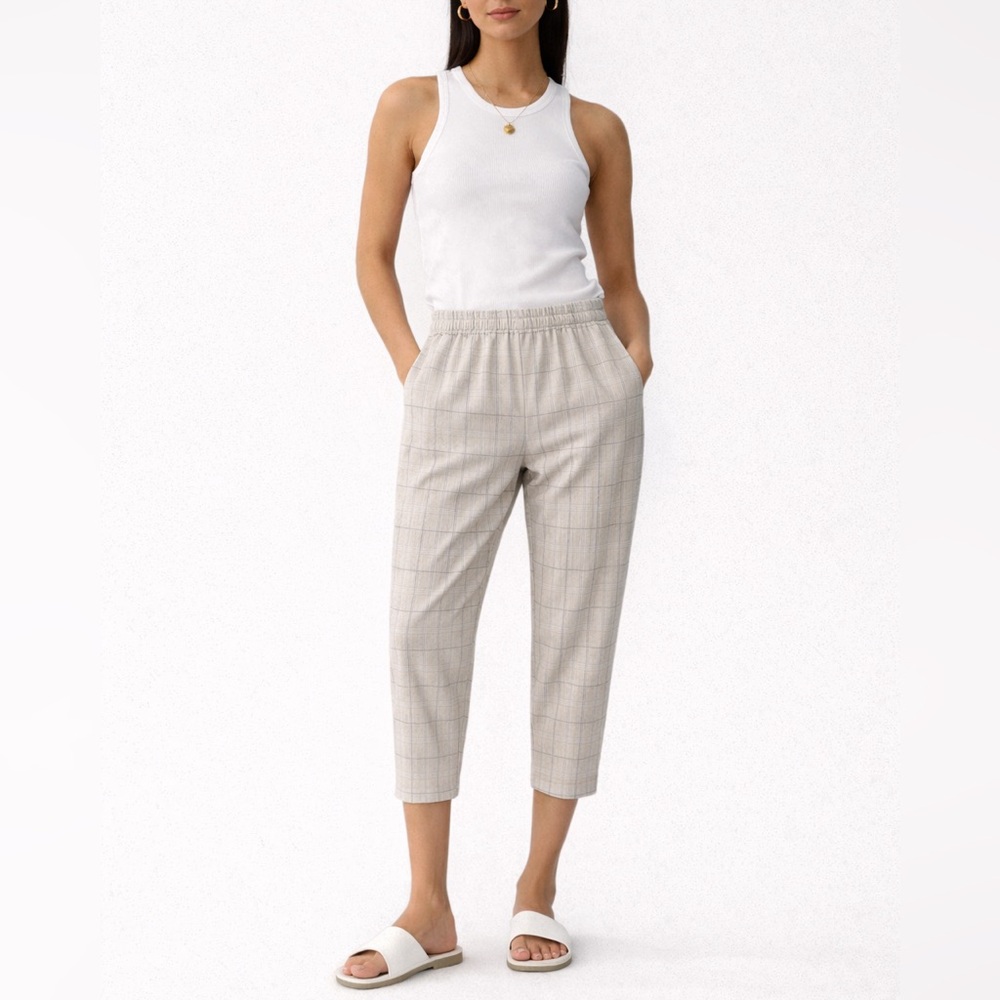 ZARA - Cropped Linen Pants